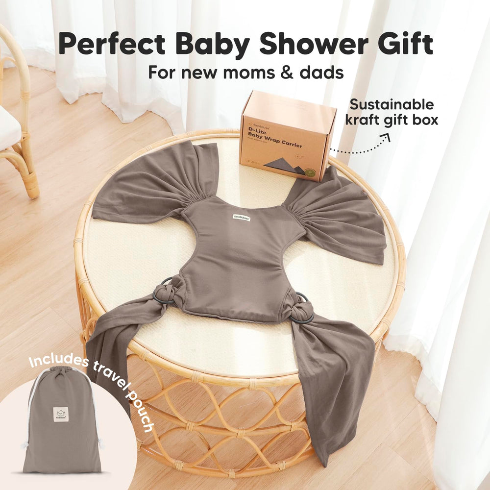 KeaBabies D-Lite wear-everyone styling shows inclusive fit for all caregivers.