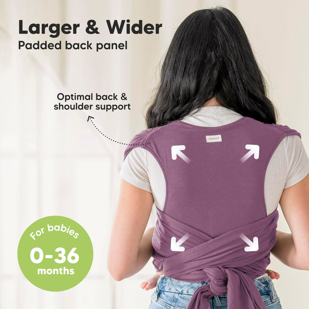 KeaBabies D-Lite wrap side-rings adjustment enables quick size changes