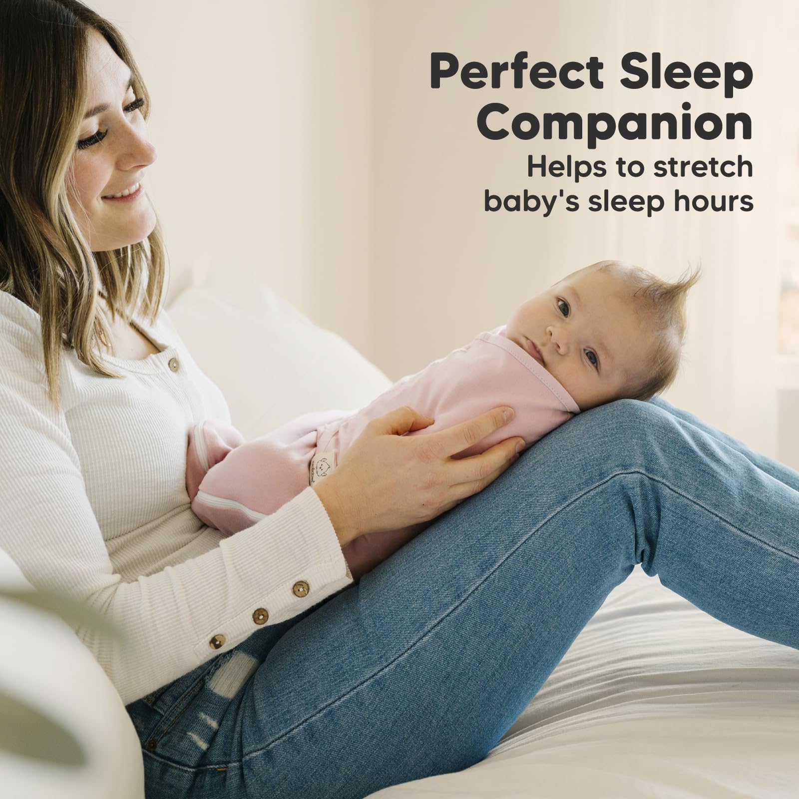 KeaBabies daffodil color swaddle adds cheerful nursery aesthetic and cozy comfort.