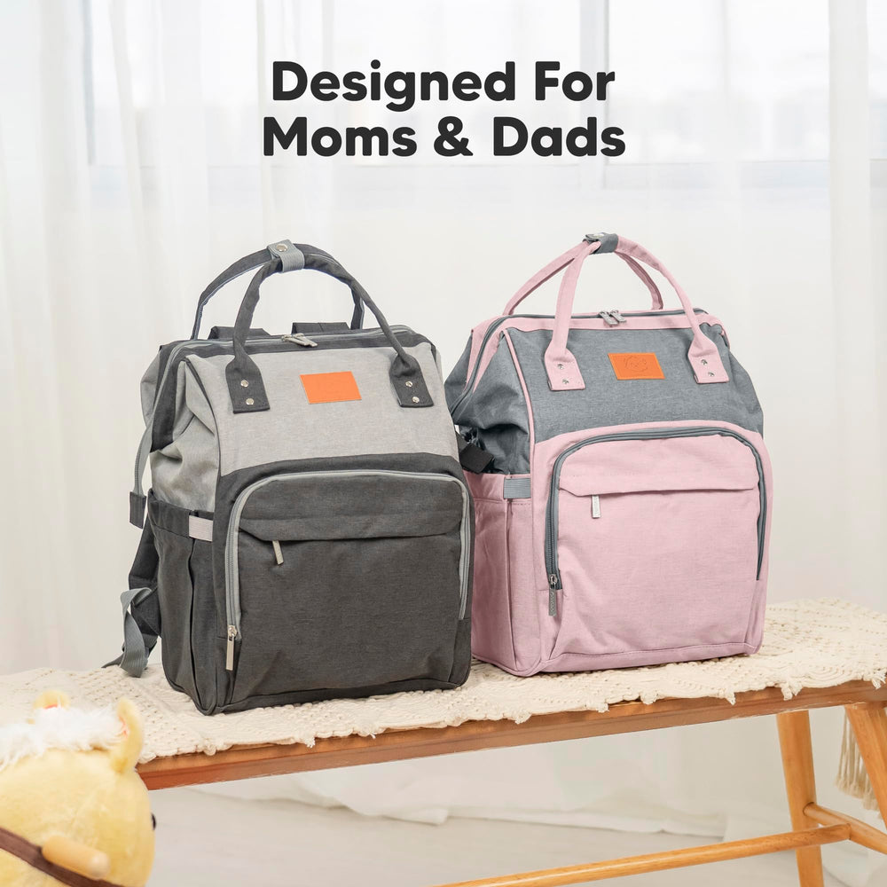 KeaBabies diaper bag designed for both moms and dads for versatile family use.