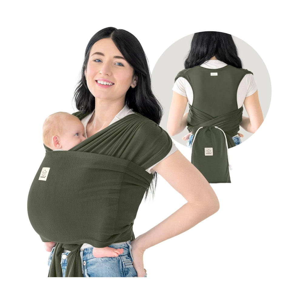 KeaBabies D-Lite forest wrap backpanel for comfortable all-day wear.