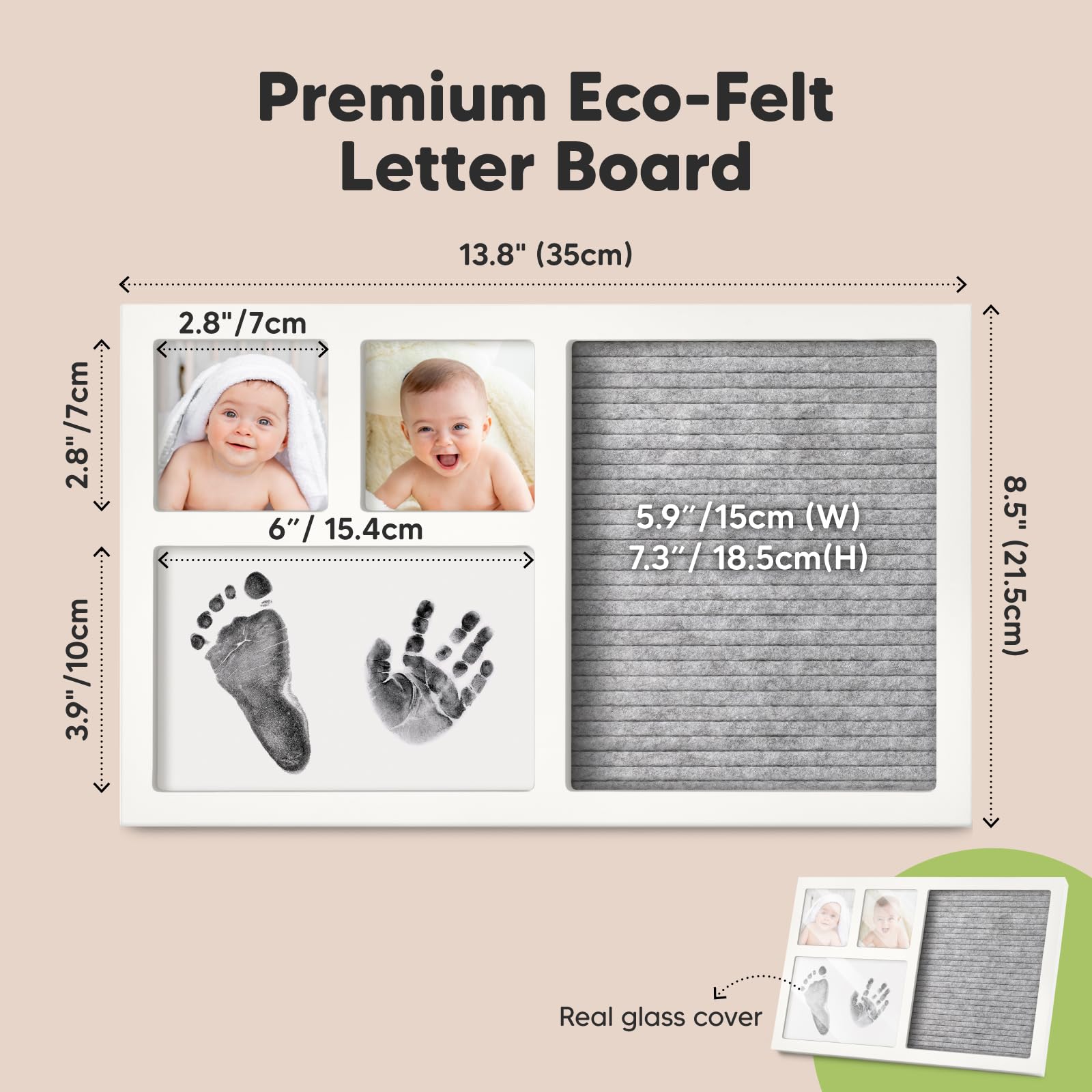 KeaBabies dog nose and paw prints add playful family keepsakes.