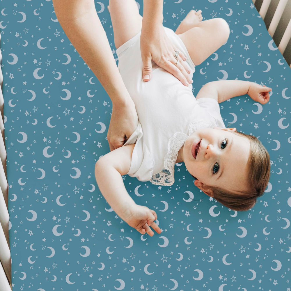 KeaBabies Dragon Tale neutral bedding style fits boys and girls.