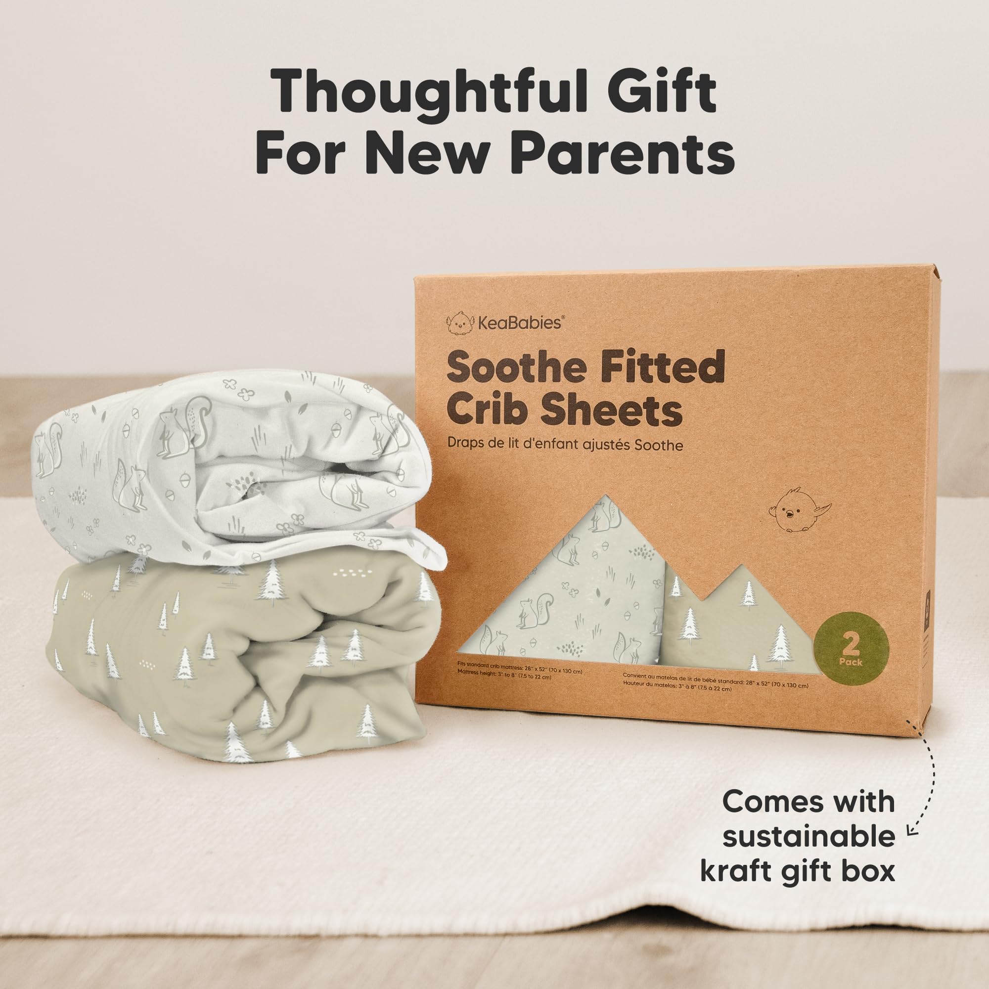 Keababies dryer-friendly fabric for quick laundry turnaround