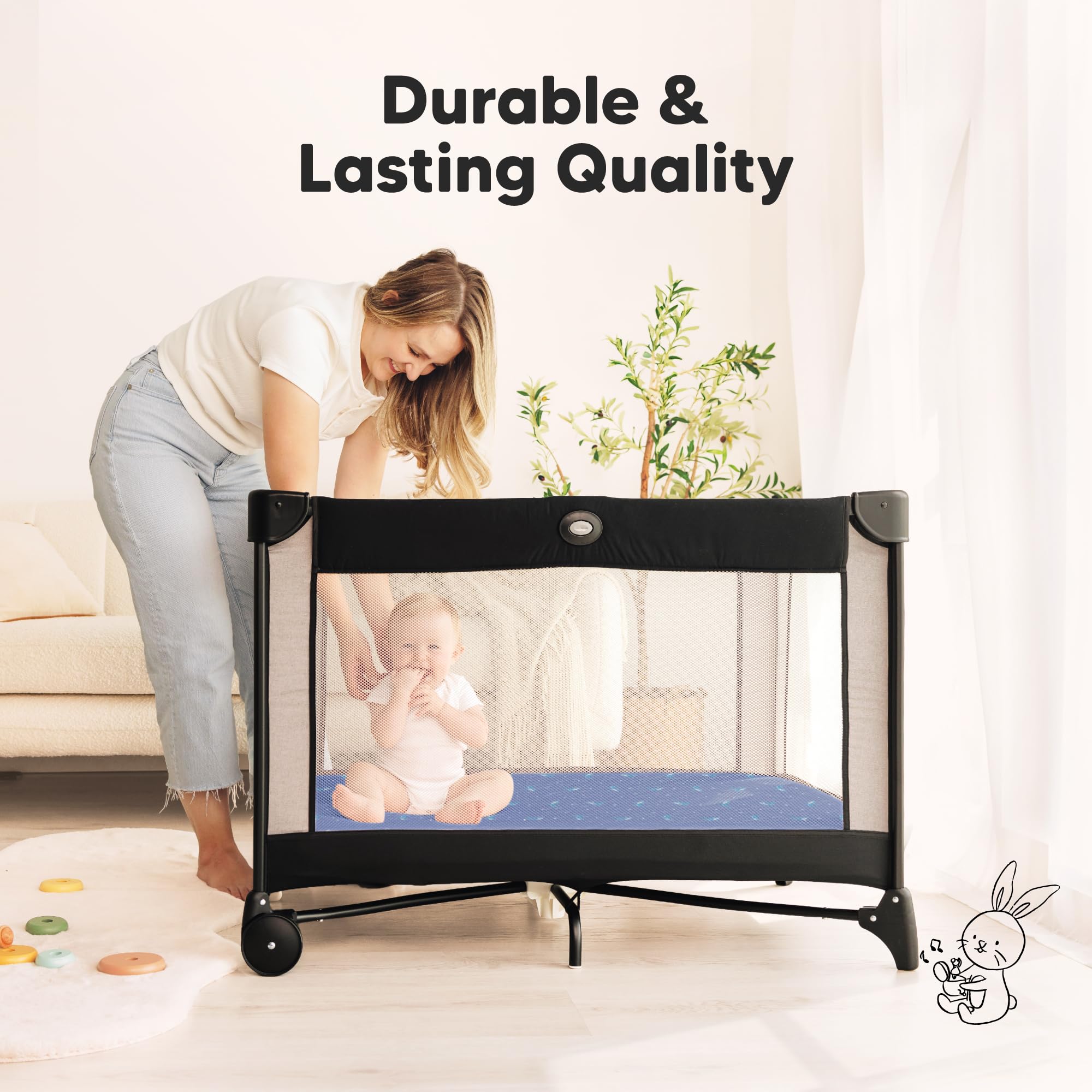 KeaBabies Dryer-friendly sheets make quick after-wash drying easy.