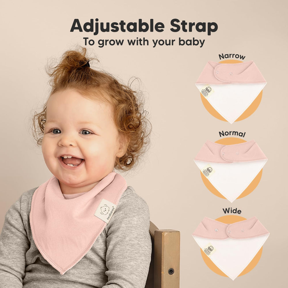 KeaBabies dual-layer cotton closeup highlights fleece backing for extra protection.
