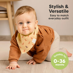 KeaBabies dual-layer cotton with fleece back for extra absorbency.
