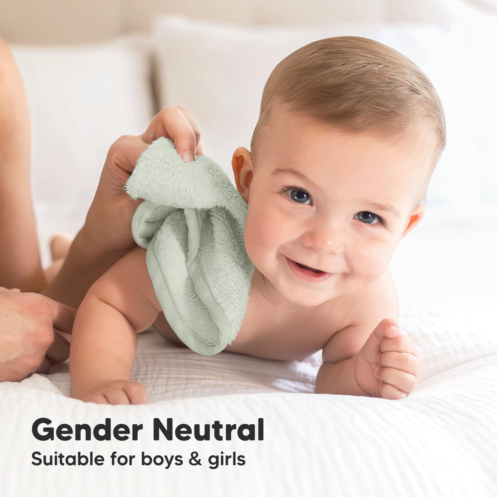 KeaBabies durable washcloths for long-lasting bath time.