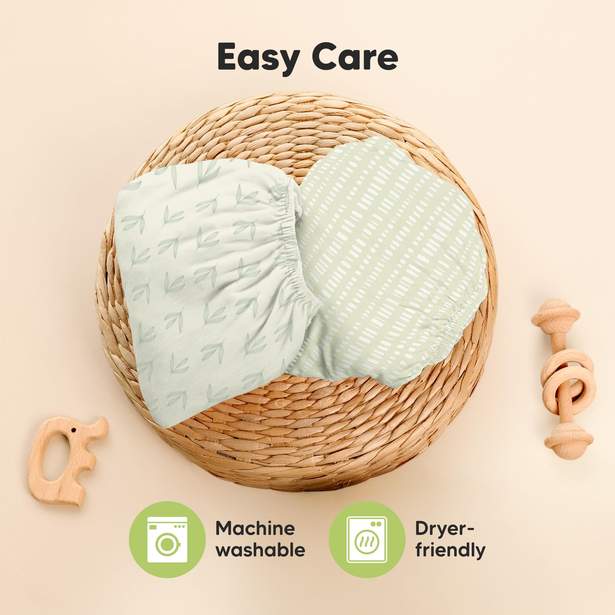 KeaBabies durable, machine-washable bedding for busy families.