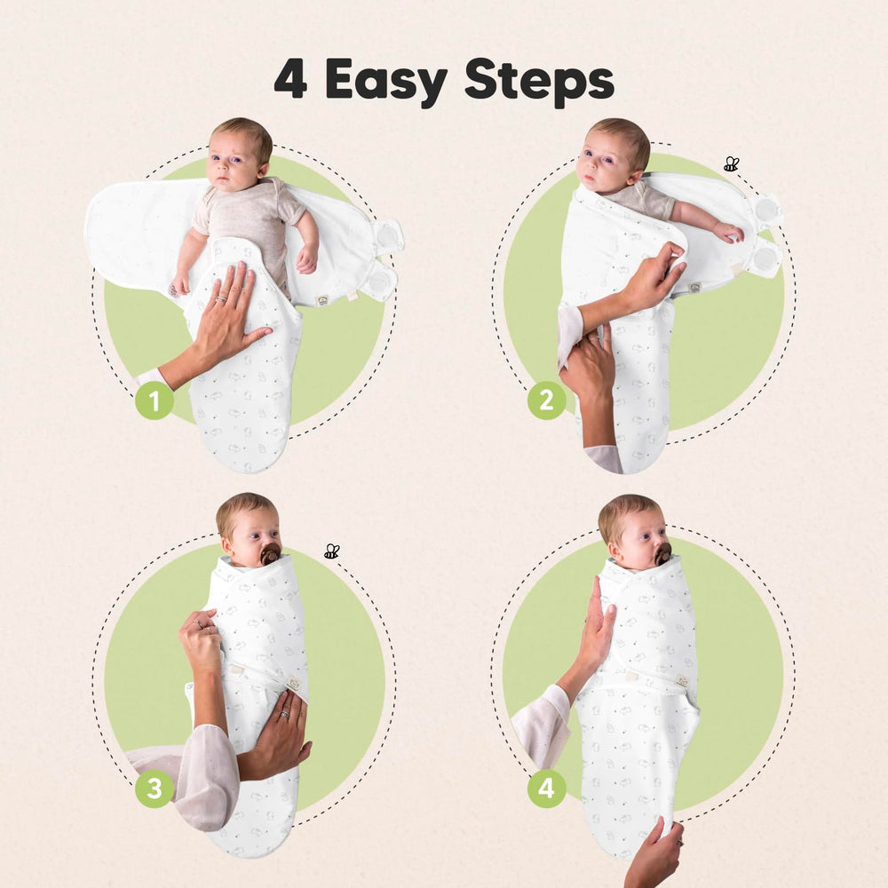 KeaBabies FabTech knit ensures durable, machine-washable sleep sack performance.