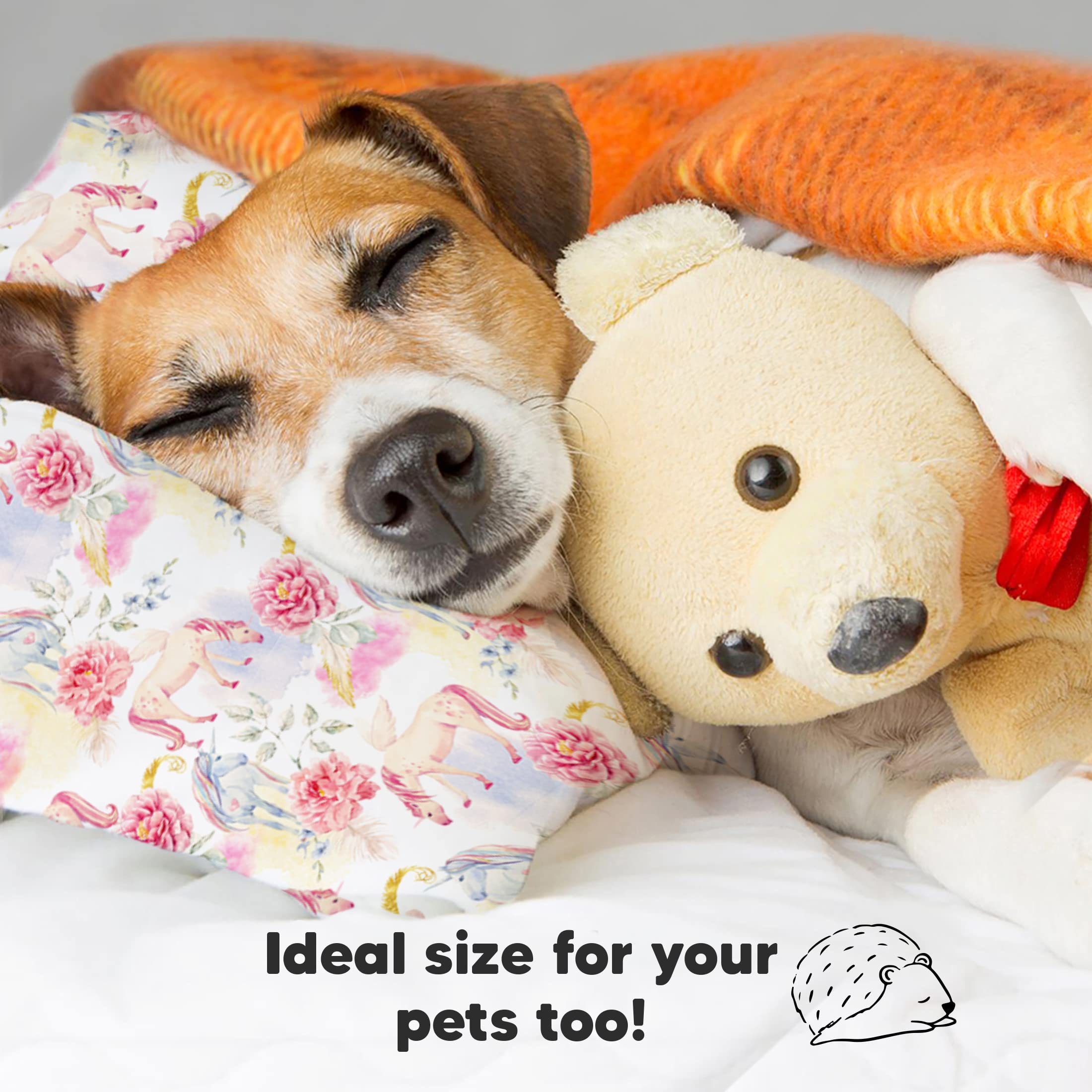 KeaBabies durable fiber-fill pillow maintains fluff after daily use.