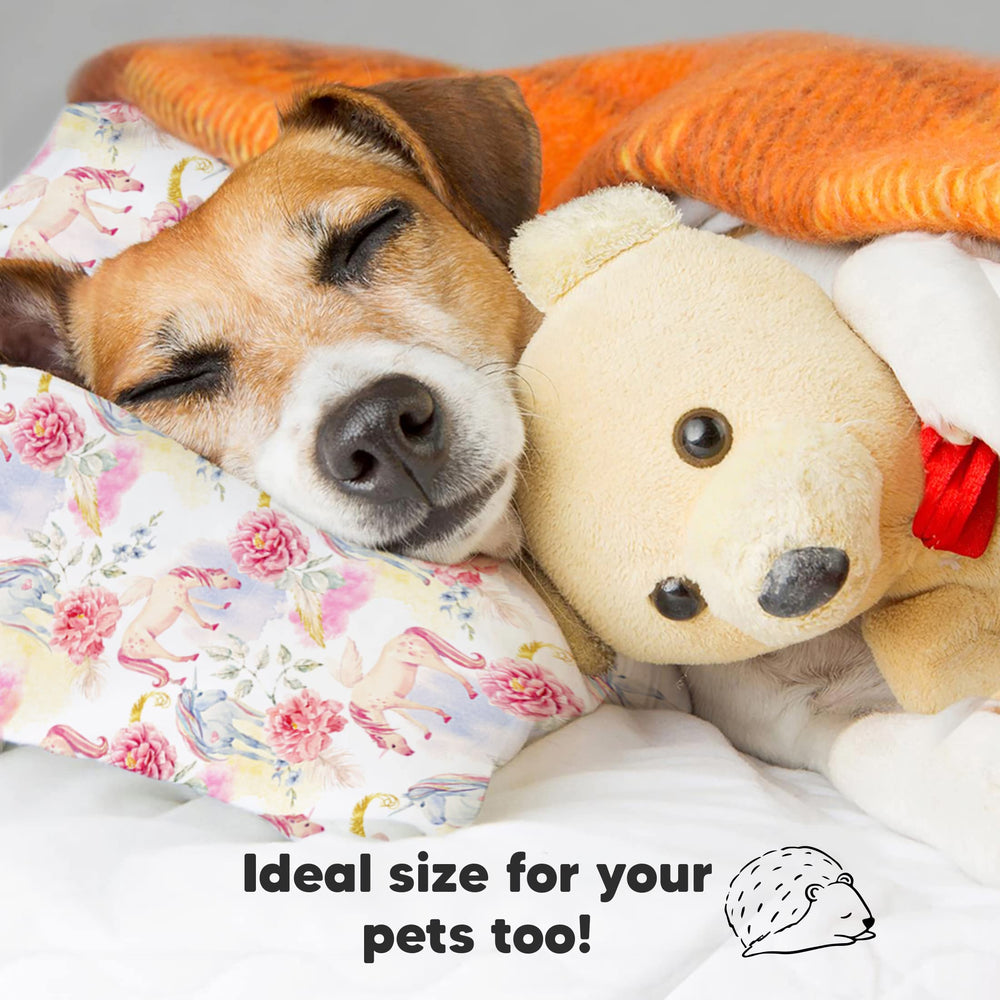 KeaBabies durable fiber-fill pillow maintains fluff after daily use.