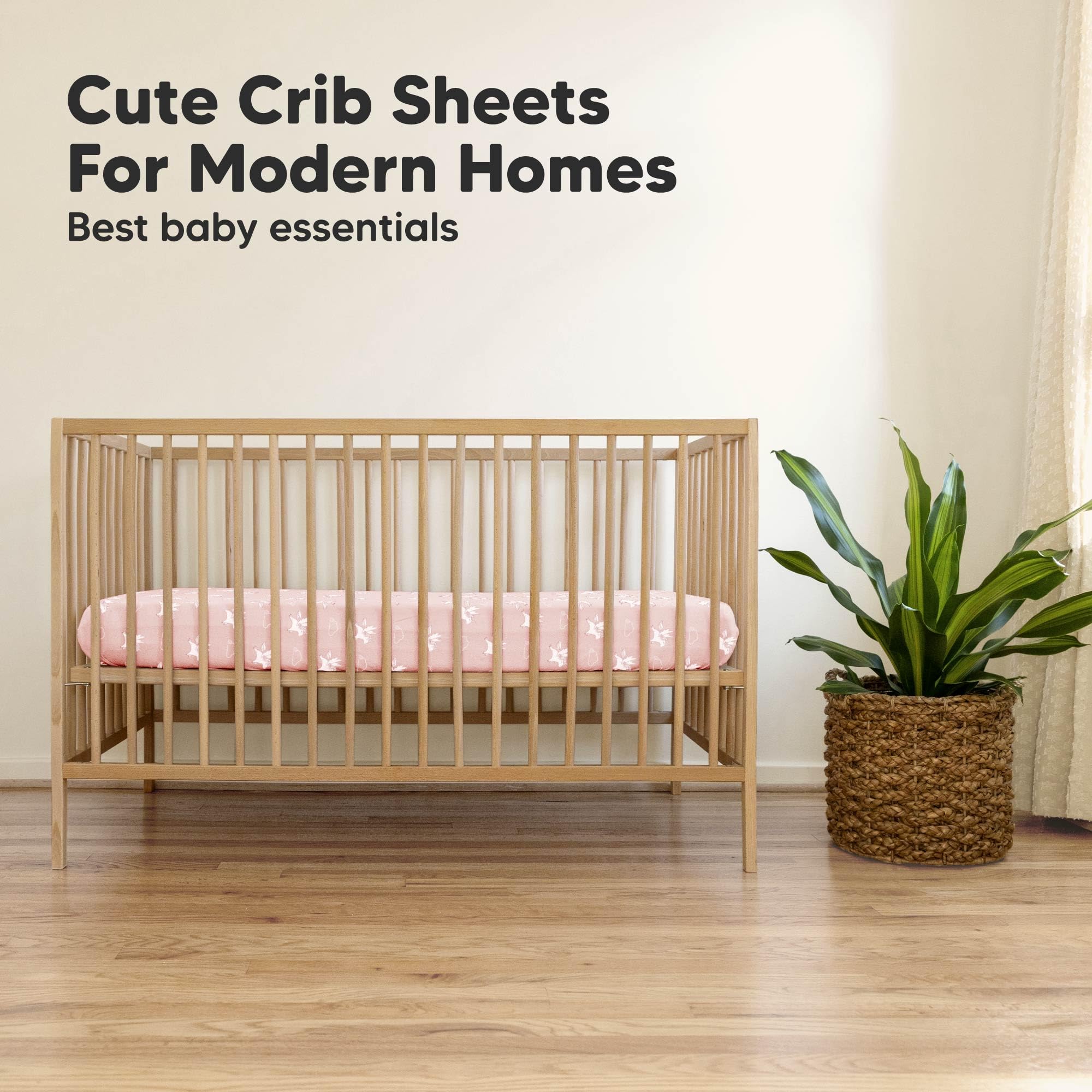 KeaBabies Durable machine-washable sheets—easy nursery care