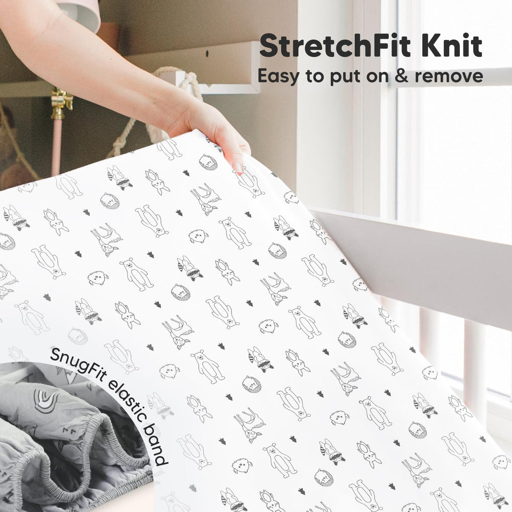 KeaBabies durable machine-washable crib sheets—simple nursery cleaning.