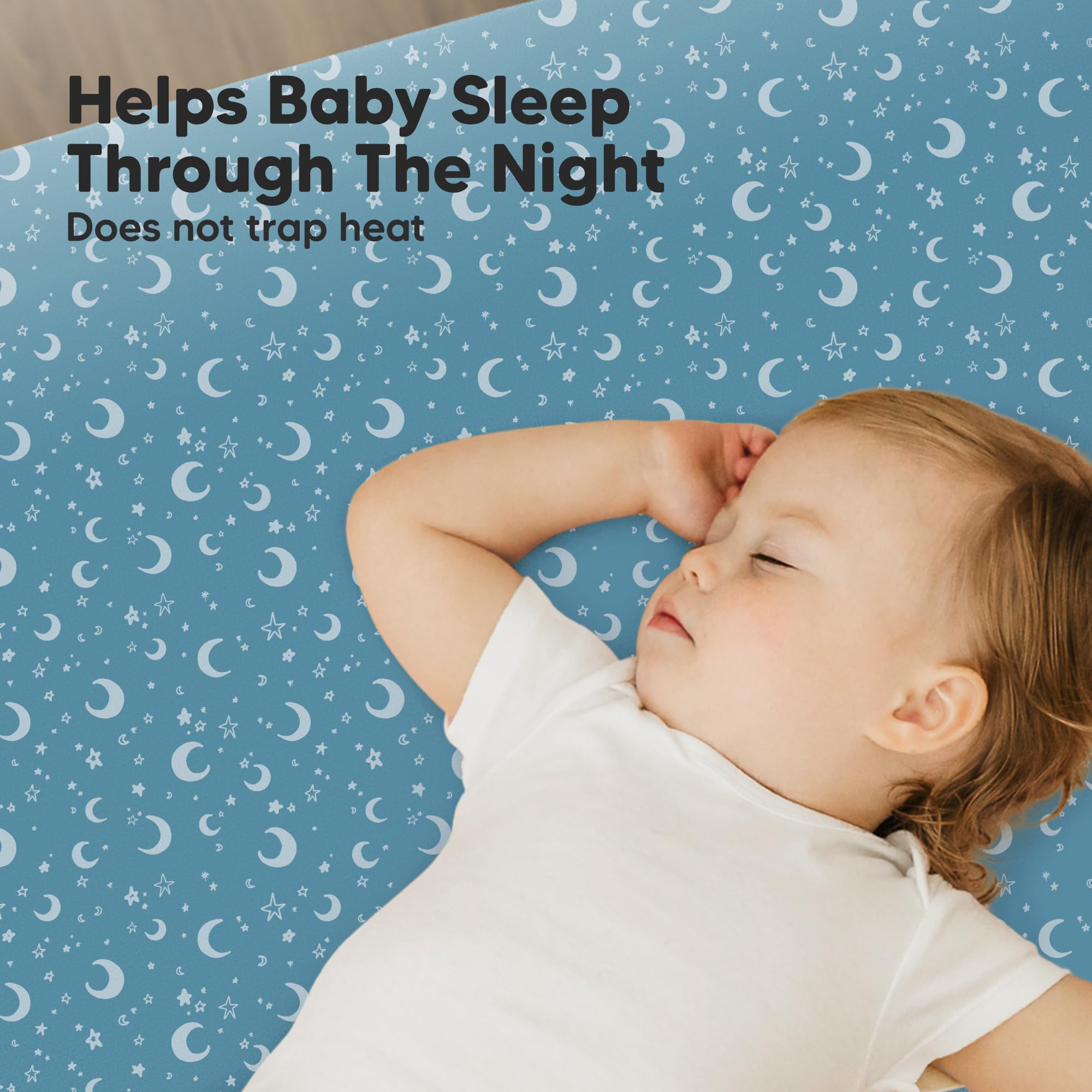 KeaBabies durable, machine-washable mini crib sheets for busy nursery days.