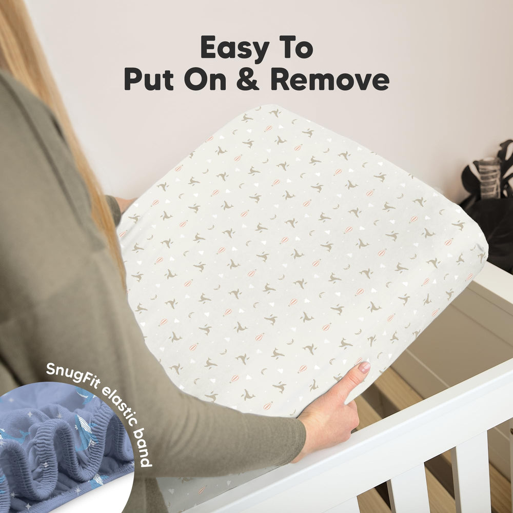 KeaBabies durable machine washable sheets for busy homes