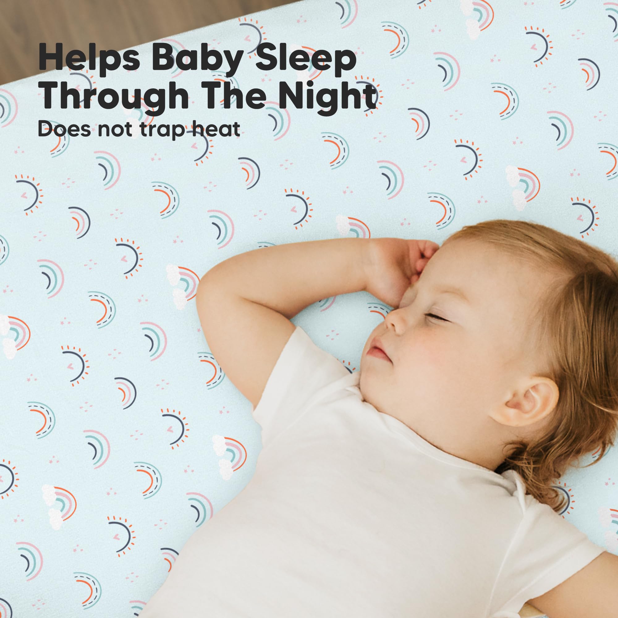 KeaBabies durable machine-washable sheets withstand daily nursery use