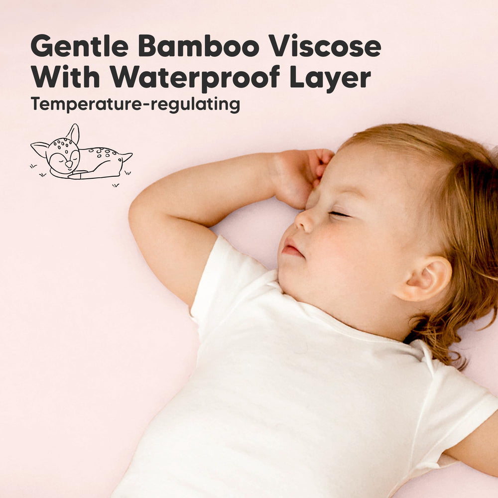 KeaBabies Durable machine washable sheets simplify post mess cleanup.