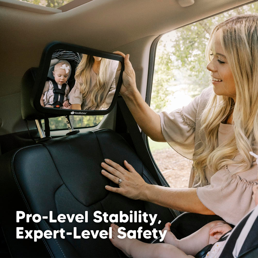 KeaBabies durable premium materials for long-lasting car mirror
