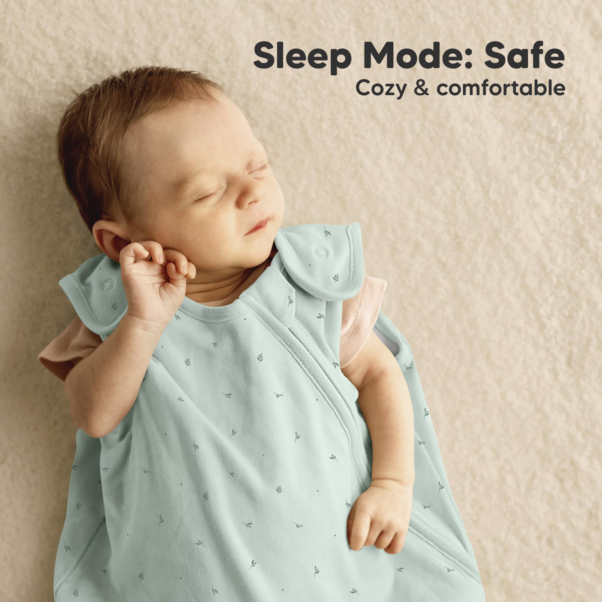 KeaBabies durable stretch-knit fabric for long-lasting, easy-care sleepsacks