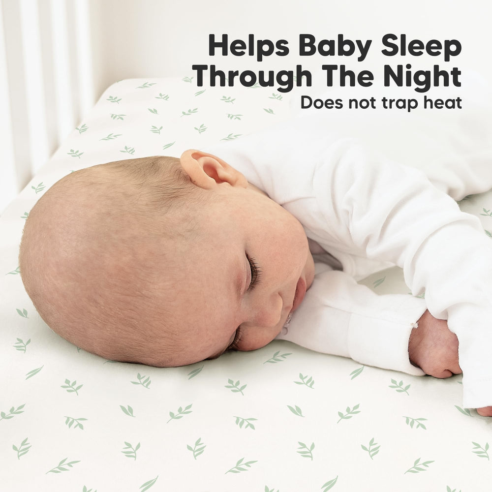 KeaBabies Durable washable crib sheet illustrates machine-friendly care for daily use.