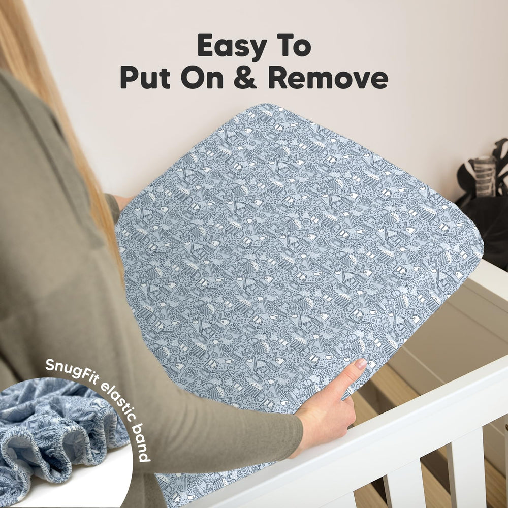 KeaBabies durable and machine-washable crib sheets withstand daily use.