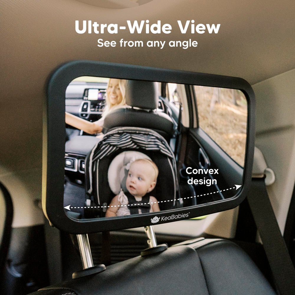 KeaBabies easy install car mirror quick setup
