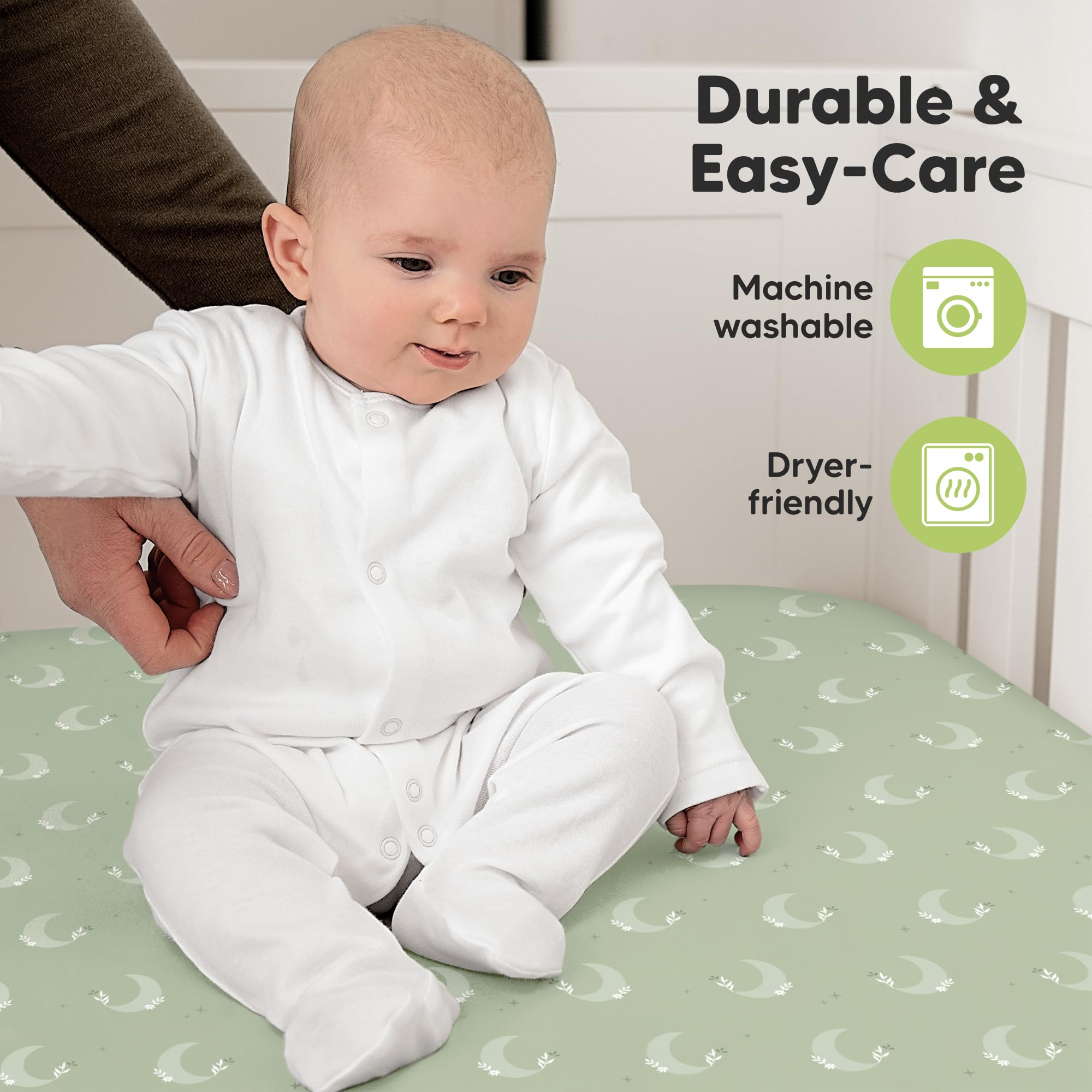 KeaBabies Easy on SnugFit Tech close-up for quick fitting sessions
