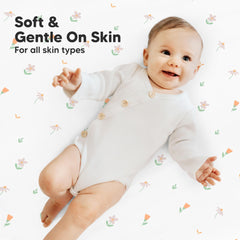KeaBabies elastic-band mini sheets securing the mattress securely in place