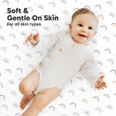 KeaBabies elastic-band secure-fit keeps sheets in place during naps