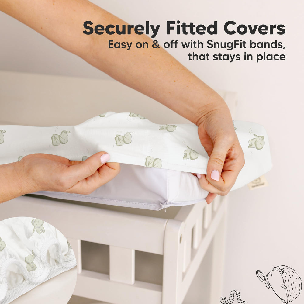 KeaBabies Elly neutral design on cover highlights gender-free nursery aesthetics.