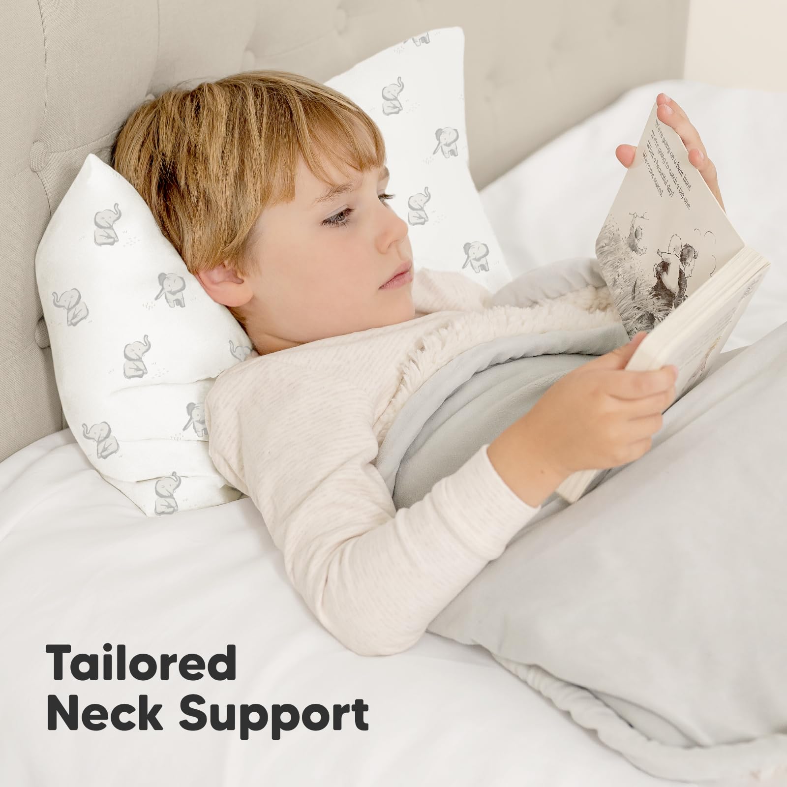 KeaBabies Elly printed pillowcase adds cute style for preschool naps.