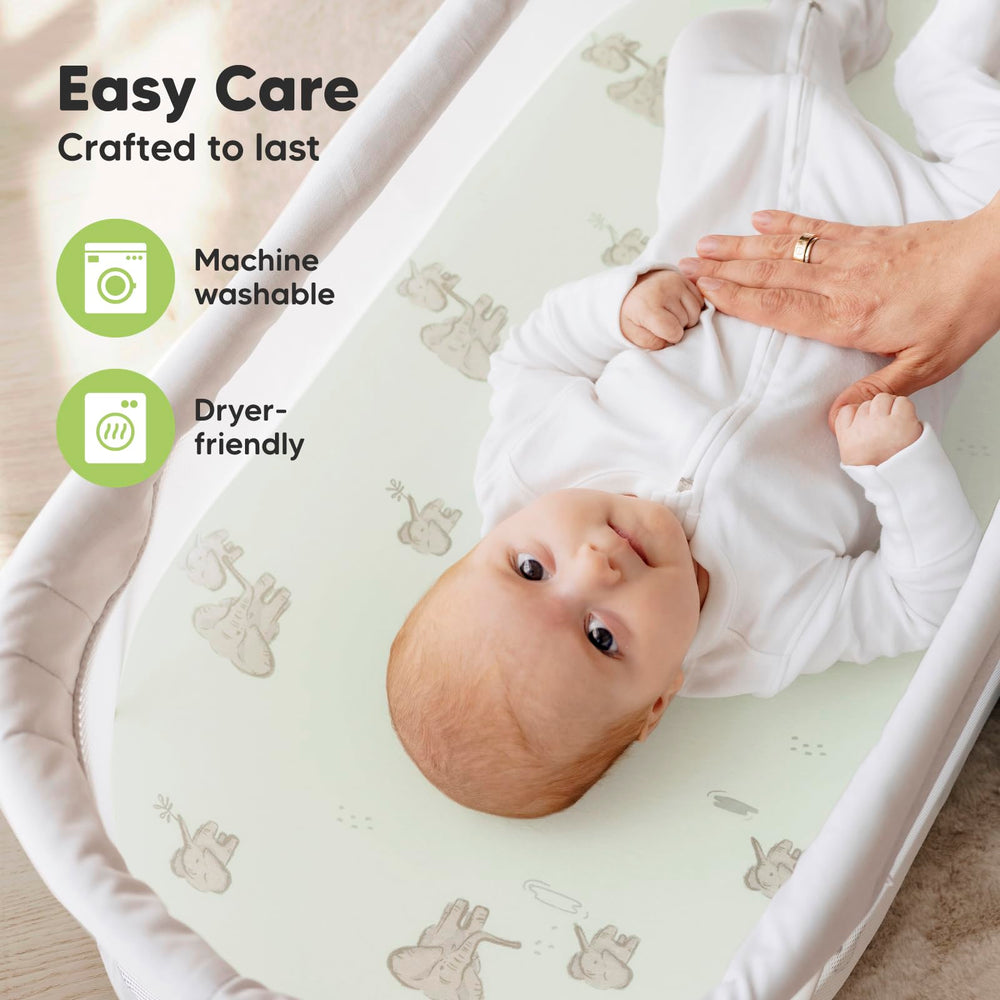 KeaBabies Elly universal-fit design fits Halo, Graco, Chicco, and more.