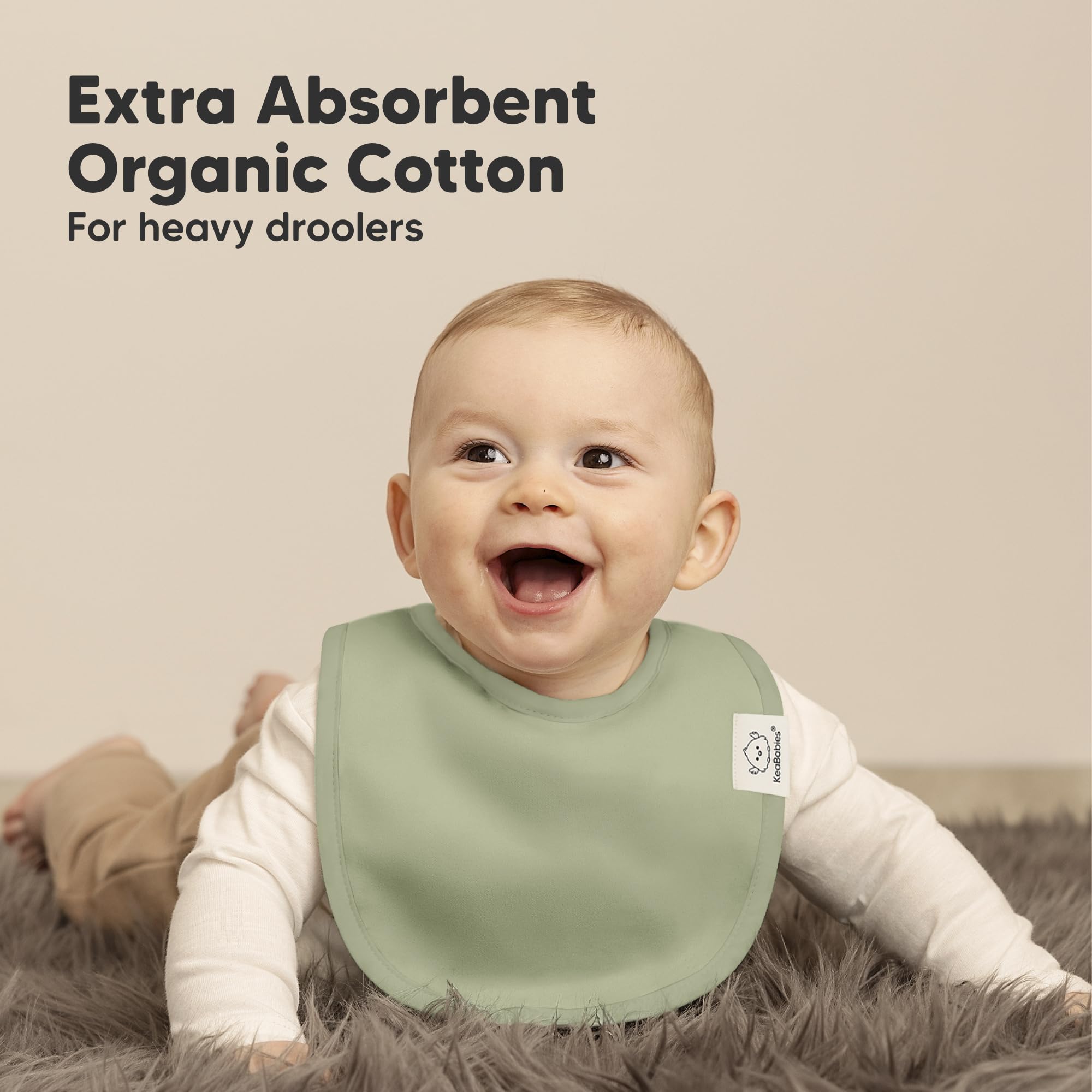 KeaBabies Embrace 8-Pack bibs gift-box highlights ready-to-gift packaging