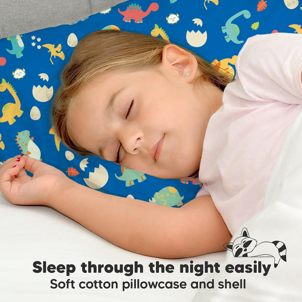 KeaBabies Ergonomic 13x18 pillow design supports neck alignment during sleep.
