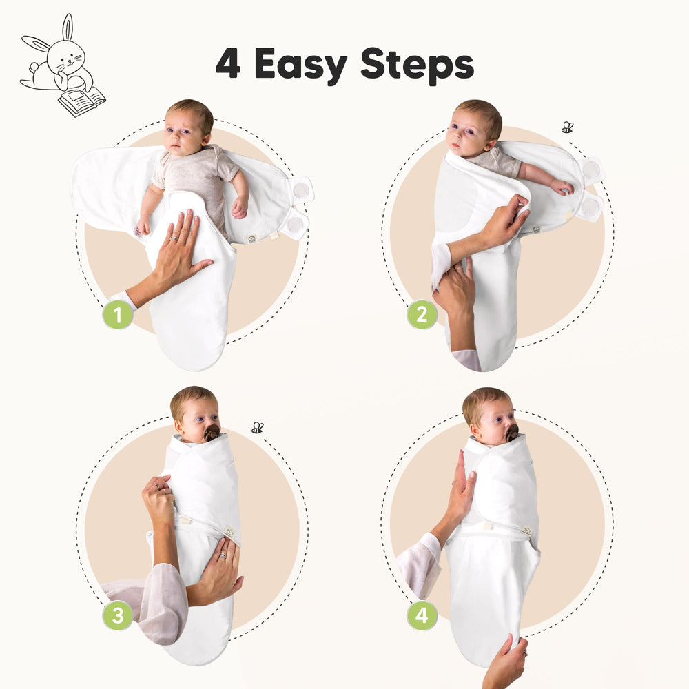 KeaBabies ergonomic hip design closeup supports hip-friendly positioning during early months.