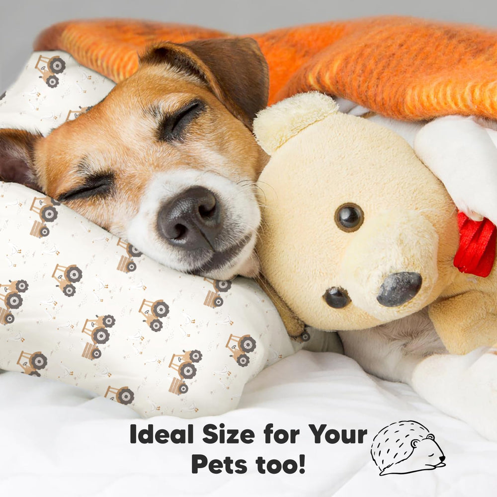 KeaBabies ergonomic-neck-support pillow aids proper alignment during naps.