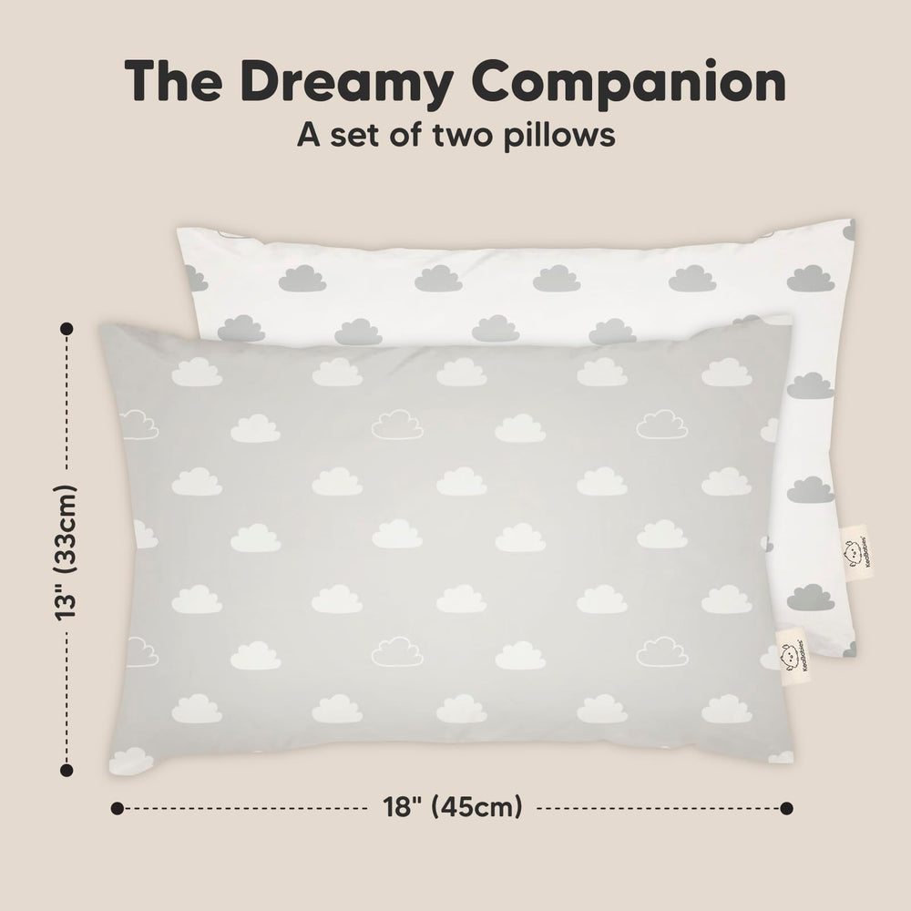 KeaBabies ergonomic design supports gentle spine alignment for restful sleep
