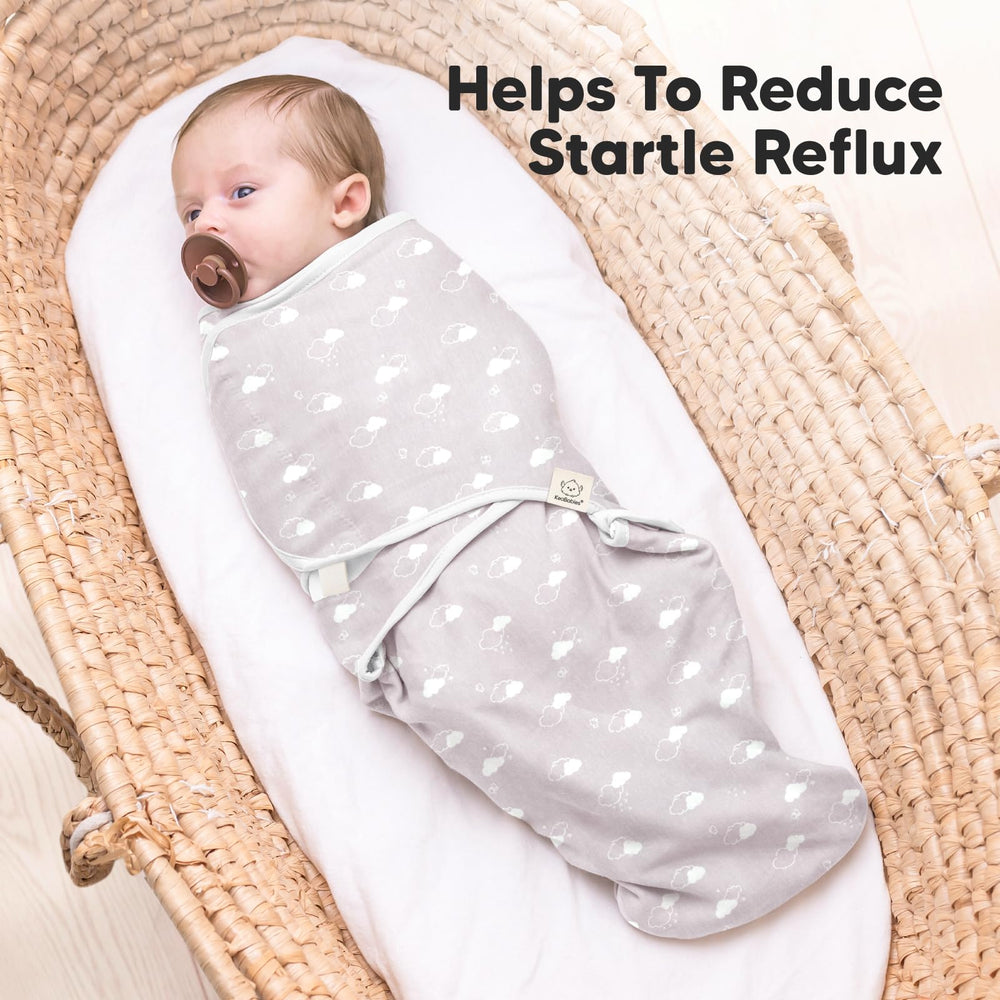 KeaBabies Soothe Zippy Swaddle FabTech 2-way knit for durability