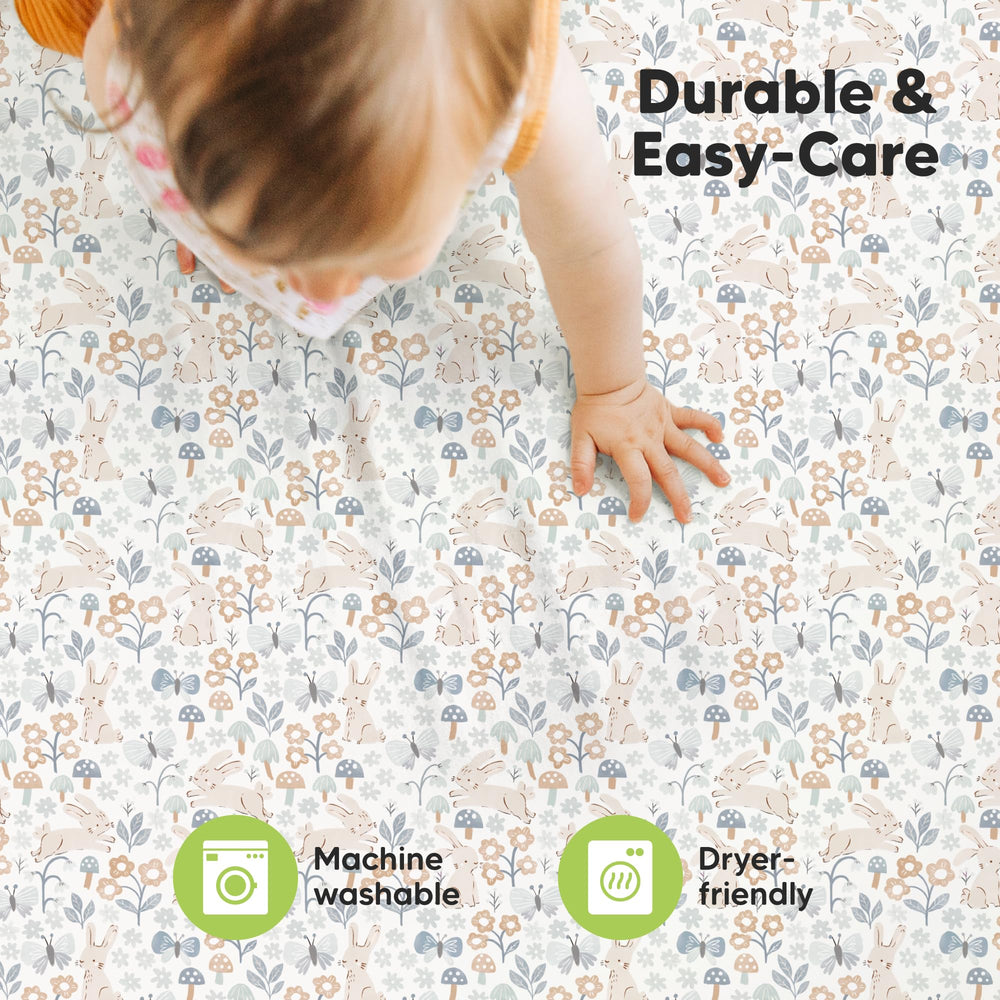 KeaBabies Easy On Easy Off feature highlighted during diaper change or setup.