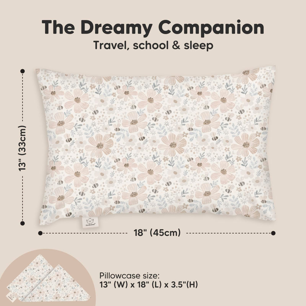KeaBabies Flora Vale organic cotton fabric highlights safe, gentle comfort for toddlers
