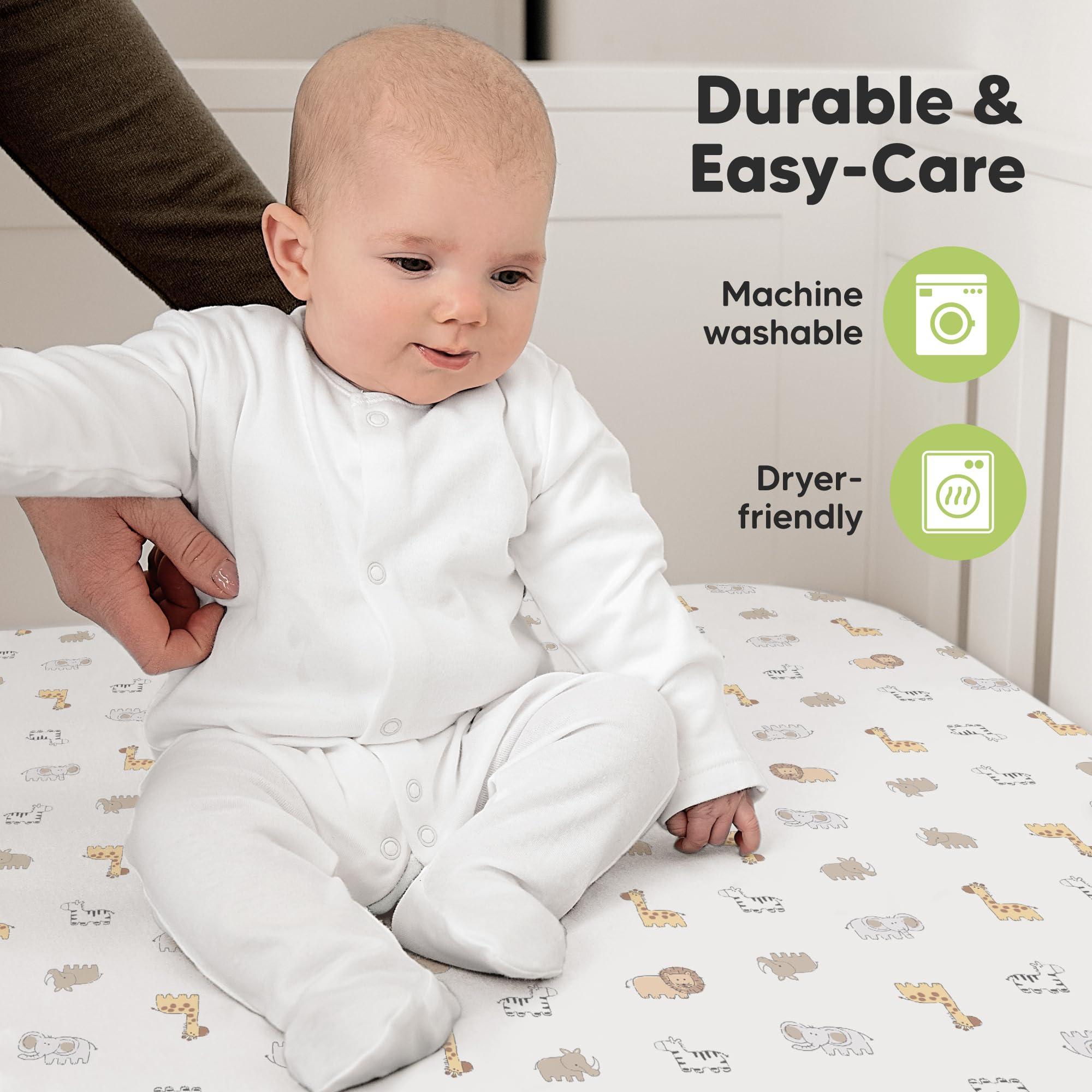 KeaBabies Folded 2-pack image emphasizes value and convenient rotation.