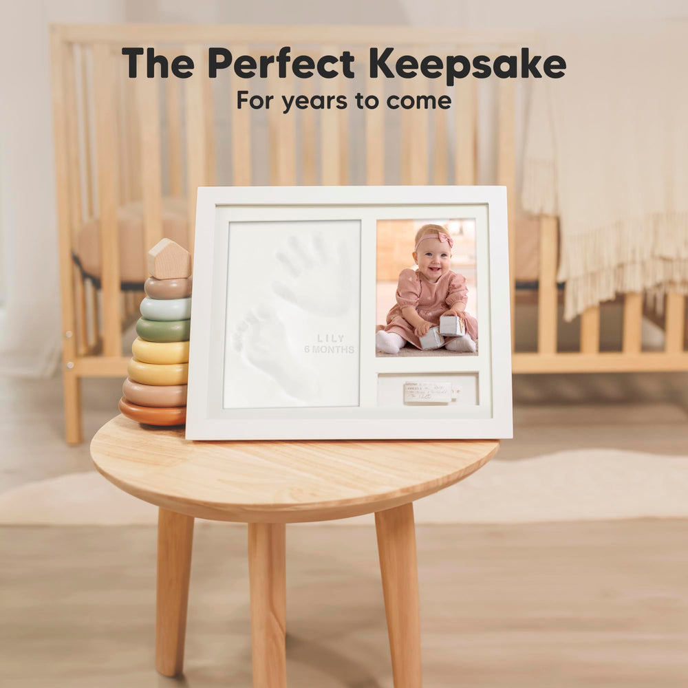 KeaBabies air-dry clay enables easy, safe imprint creation at home.