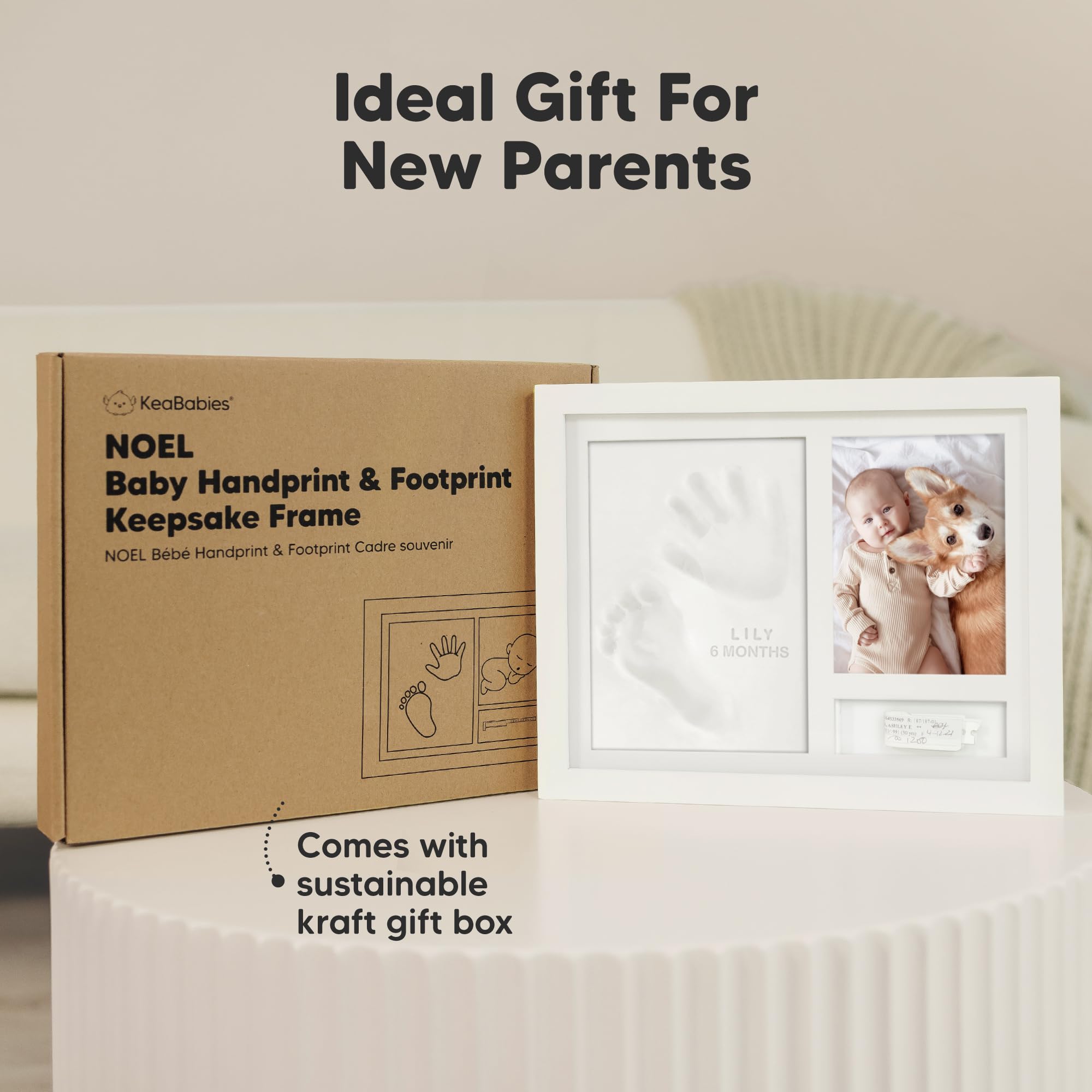 KeaBabies hospital tag slot preserves memories alongside prints.