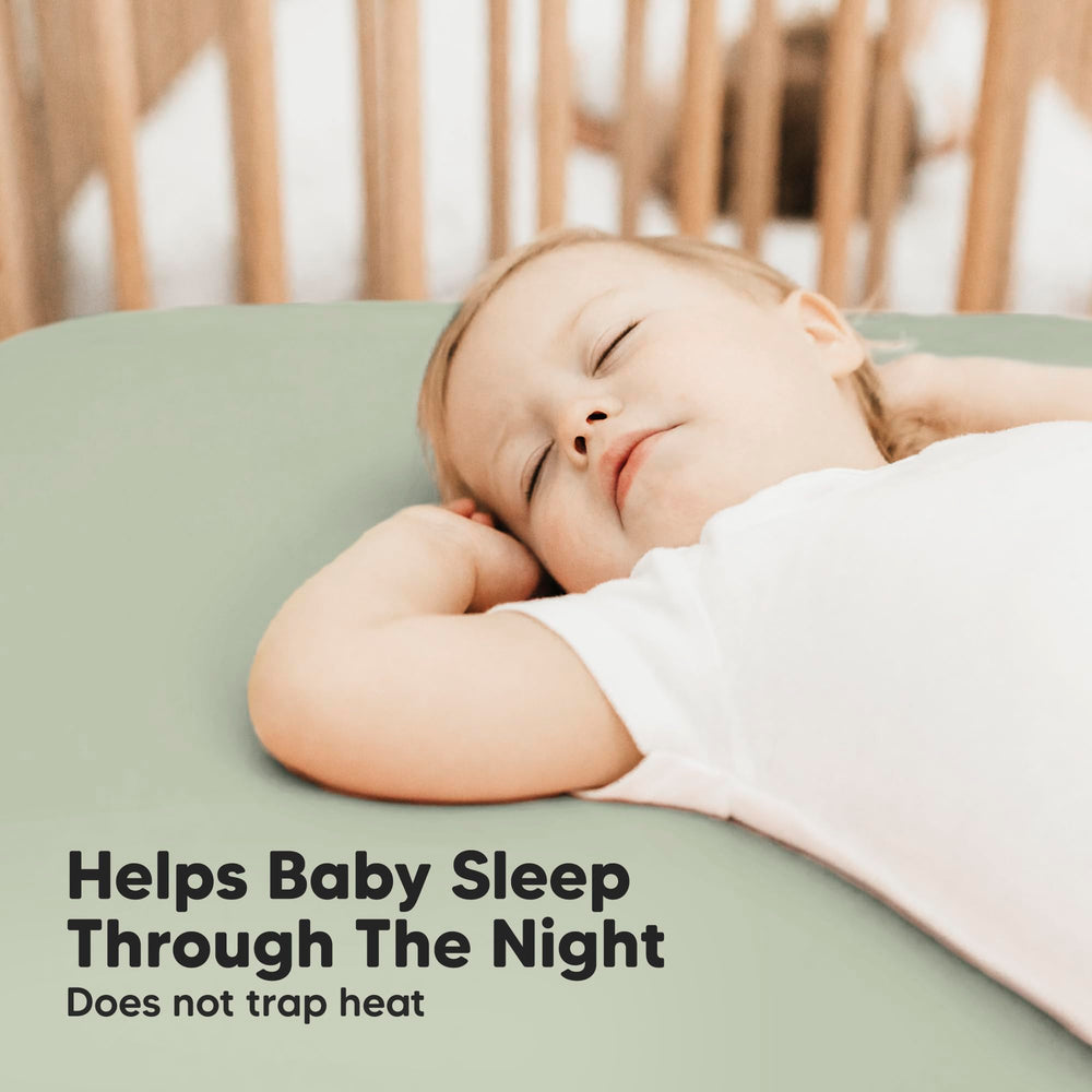KeaBabies Foxtrot bamboo viscose close-up highlights soft, breathable fabric