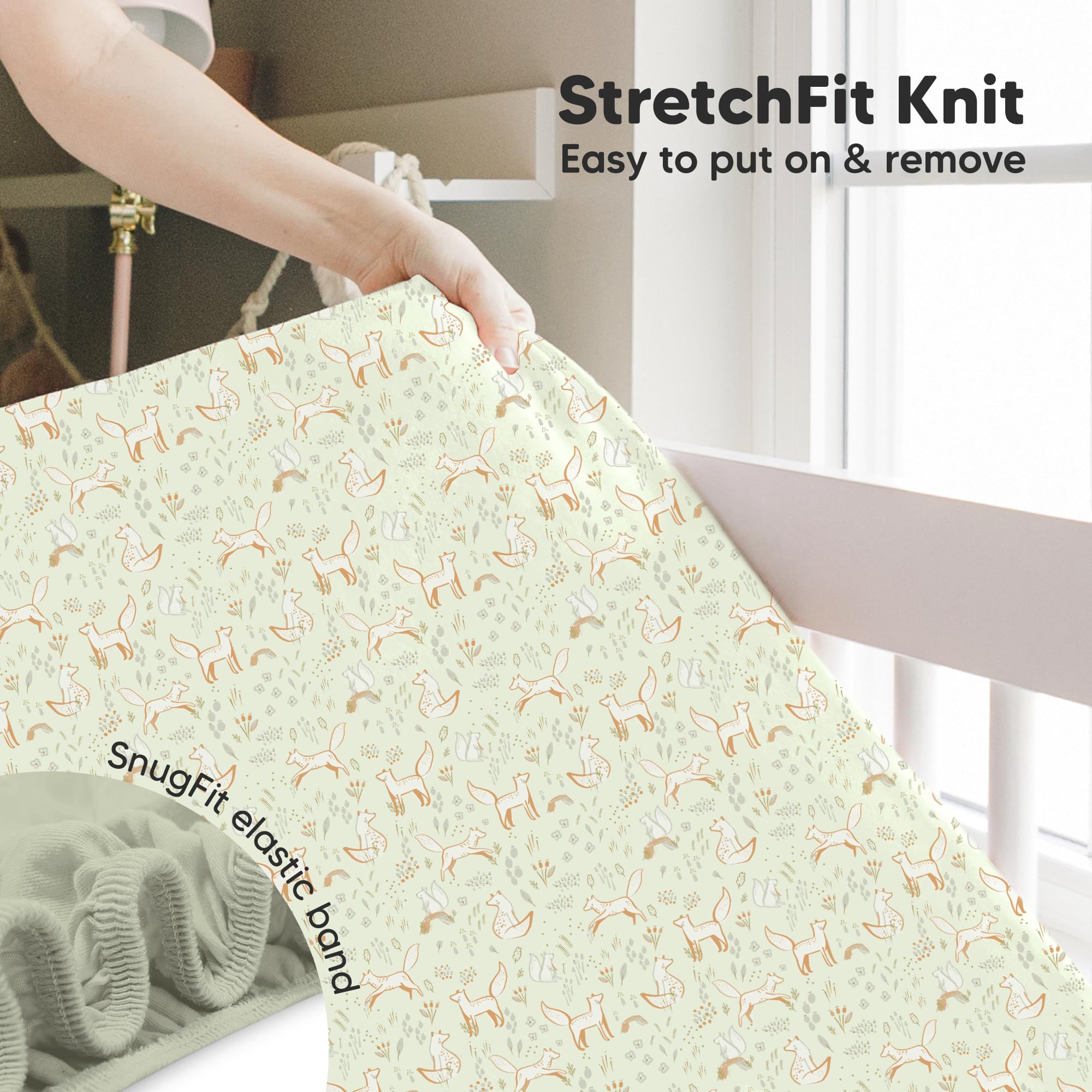 KeaBabies Foxtrot durable stitching and machine-washable design for busy families