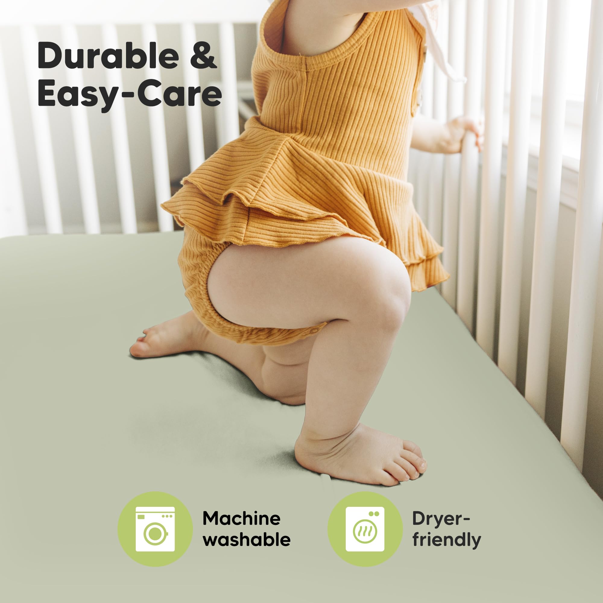 KeaBabies Foxtrot neutral nursery setup to fit any decor