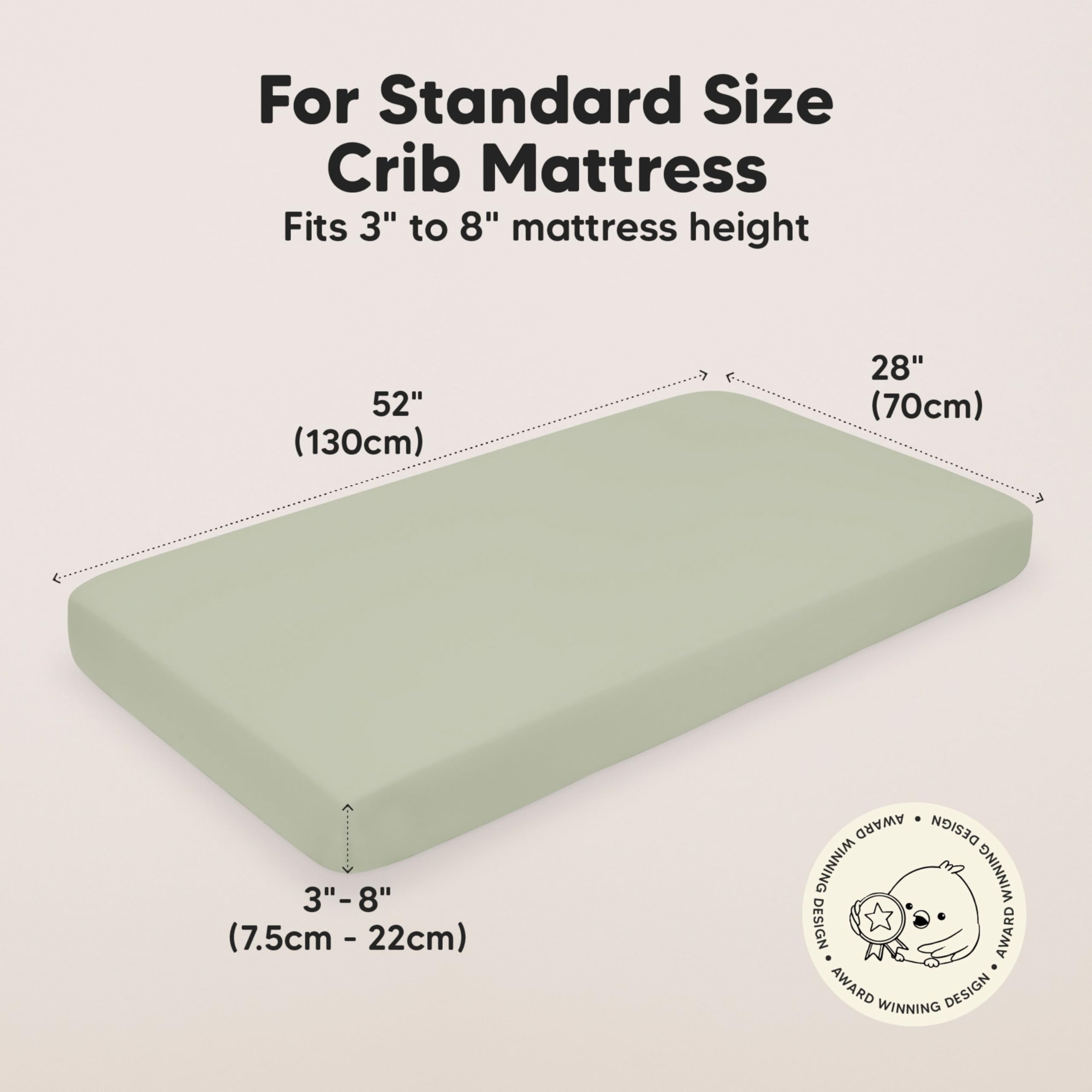 KeaBabies Foxtrot SnugFit technology close-up shows easy fitting every time