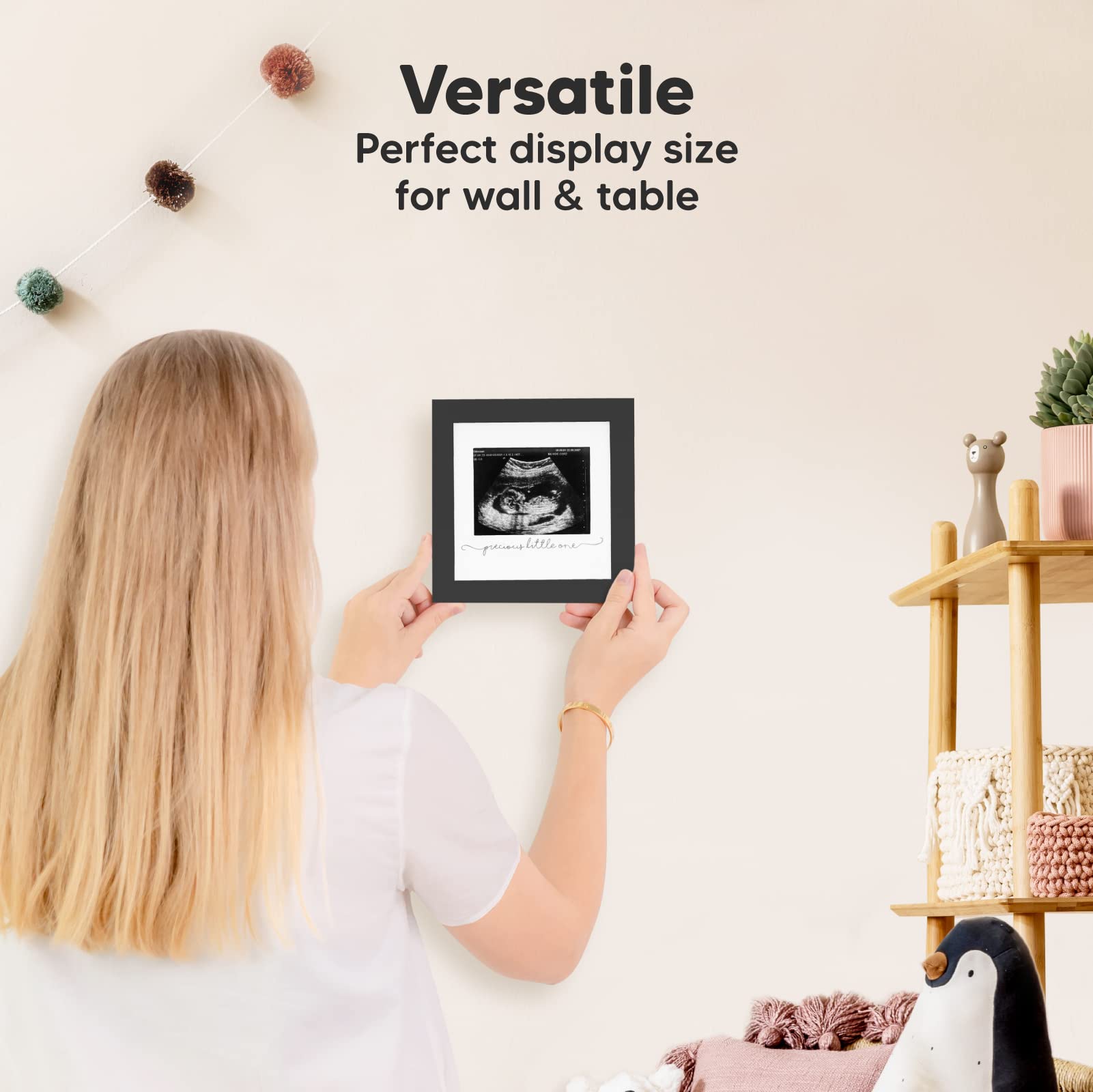 Keababies Frame quotes cutouts offer personalized sentiment for pregnancy memories.