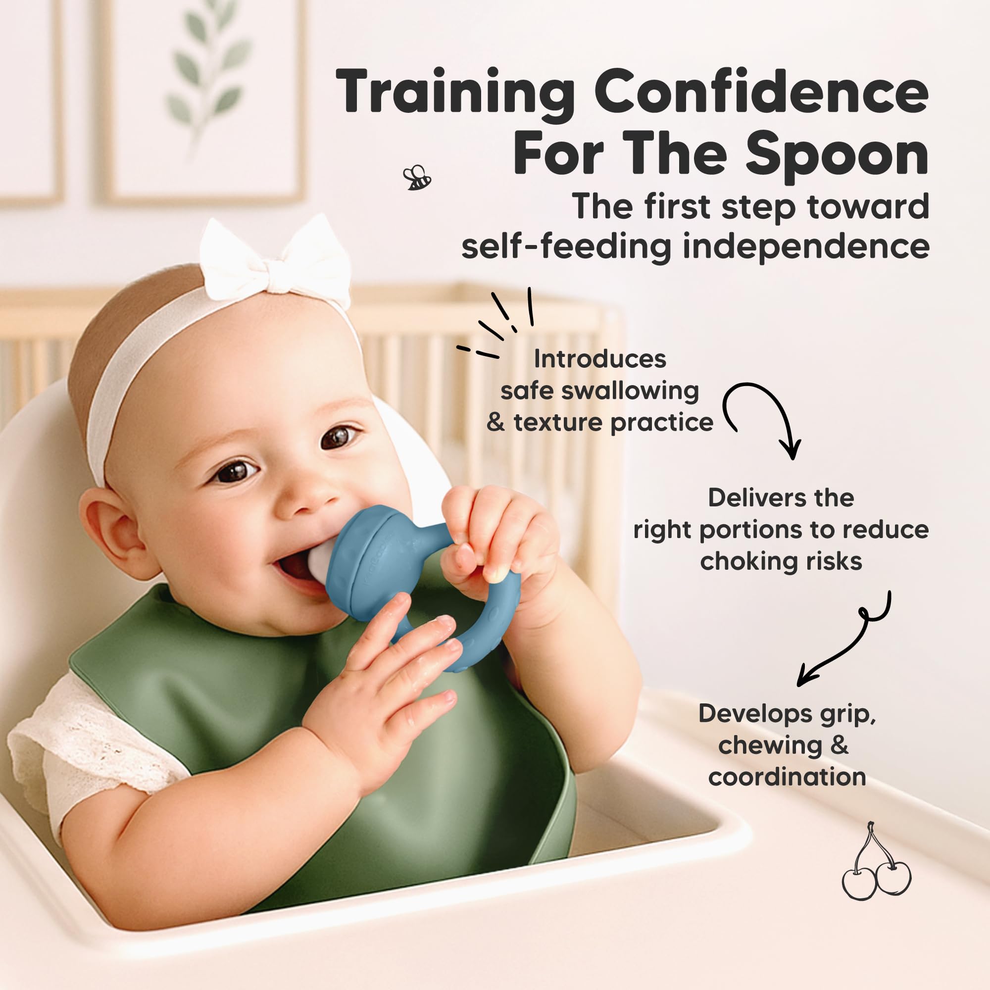 KeaBabies frozen breast milk popsicle feature provides cooling treats.